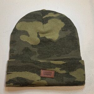 Levi's Green Camouflage Beanie